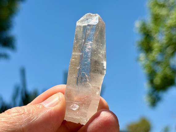 Russian Lemurian Quartz, Sacred Scribe, Tantric Twin Formation, 30g, Old Find, Ancient Wisdom, Yuzhnyi Quarry, Oblast, Russia A762