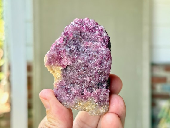 Unicorn Stone, Pink Tourmaline & Purple Lepidolite, 174g, Heart Chakra, Calming Energies, Coronel Murta, Minas Gerais, Brazil W897