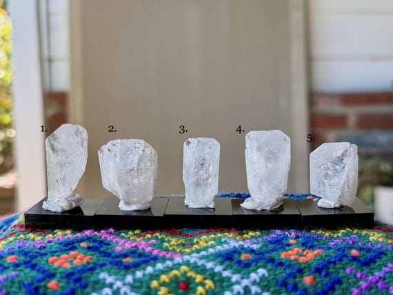 Danburite, High-Grade Crystals, Choose ONE of Five, Heart & Crown Chakra, Angelic Contact, San Luis Potosi, Mexico A405