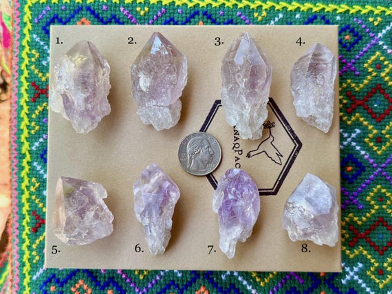 Dissolution Amethyst, Natural & Hydrothermally Etched, Choose ONE of Eight, Spiritual Evolution and Transformation, Bahia, Brazil A737