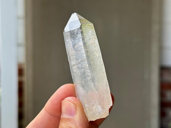 Blue Smoke Quartz, Water Clear with Phantom Mist Inclusions, 73g, New Find, La Belleza Mine, Santander, Colombia S844