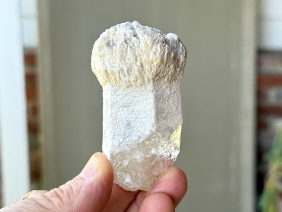 Atlantean Lovestar Candle Quartz, Scepter Formation, 112g, New Find, Past Life Recall and Ancient Civilizations, Minas Gerais, Brazil T500