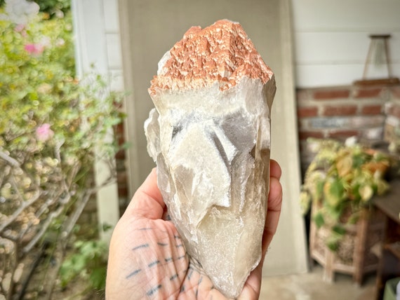 Atlantean Lovestar Scepter Quartz, 1.3 Kilo, New Find, Candle Quartz, Past Life Recall and Ancient Civilizations, Minas Gerais, Brazil W221