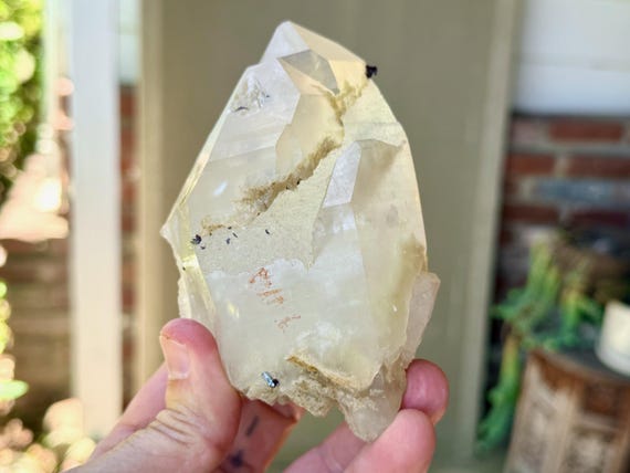 Cathedral Quartz, Red Rutile Inclusions, 567g, New Find, Stimulating Energy & Passion, Diamantina, Minas Gerais, Brazil W805