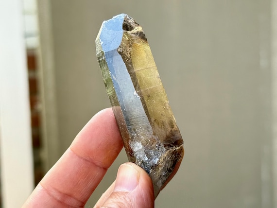 Russian Lemurian Quartz, Sacred Scribe Crystal, 56g, Old Find, Ancient Wisdom, Oblast, Russia A520