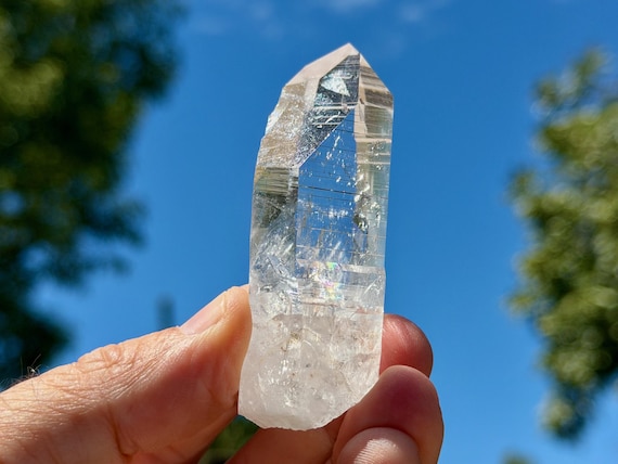 Lemurian Quartz, Water Clear, 77g, Old Find, Peñas Blancas, Boyaca, Colombia B551