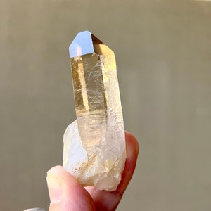 Smoky Quartz Crystal, Water Clear, New Find, Grounding and