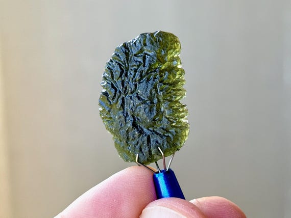 Moldavite, All Natural, 7.9g, Authentic High-Grade Moldavite, Interplanetary Extraterrestrial Crystal, Chlum, Czech Republic T891