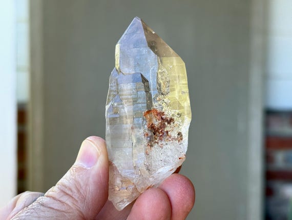 Cathedral Quartz, Water Clear, 120g, New Find, Lightbrary Crystal, Akashic Record, Diamantina, Minas Gerais, Brazil T887