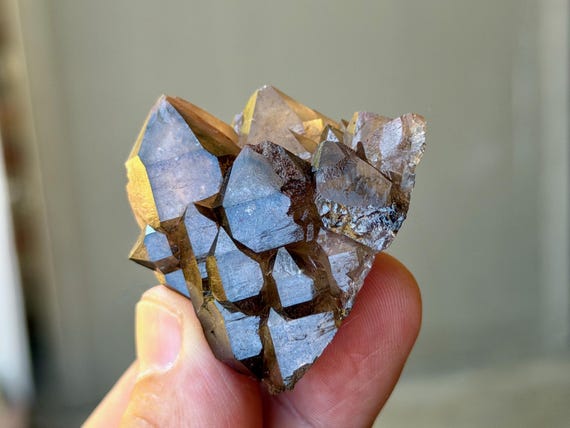 Smoky Elestial Jacare Quartz, 50g, New Find, Inner Truth & Manifestation, Aracuai, Minas Gerais, Brazil B256