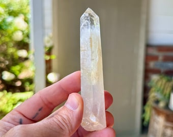 Blue Smoke Quartz, Water Clear with Phantom Mist Inclusions, 88g, New Find, La Belleza Mine, Santander, Colombia S789