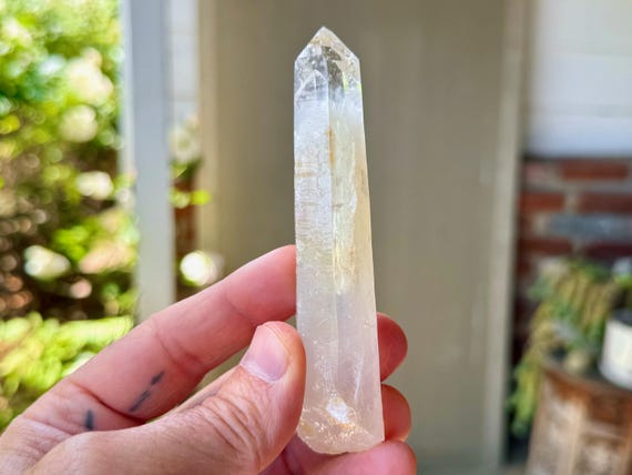 Blue Smoke Quartz, Water Clear with Phantom Mist Inclusions, 88g, New Find, La Belleza Mine, Santander, Colombia S789