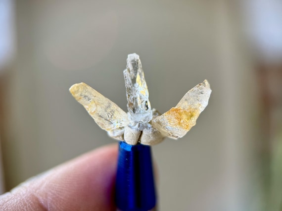 Phenakite Crystal Lot, 3 Pcs (0.8g), Nigerian Phenacite, Highest Vibration, Crown Chakra Activation A231