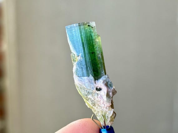 Blue-Green Tourmaline, 10g, Aracuai, Minas Gerais, Brazil A296
