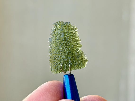 Moldavite from Czech Republic, 4g, Fully Terminated, Interplanetary Extraterrestrial Crystal A019