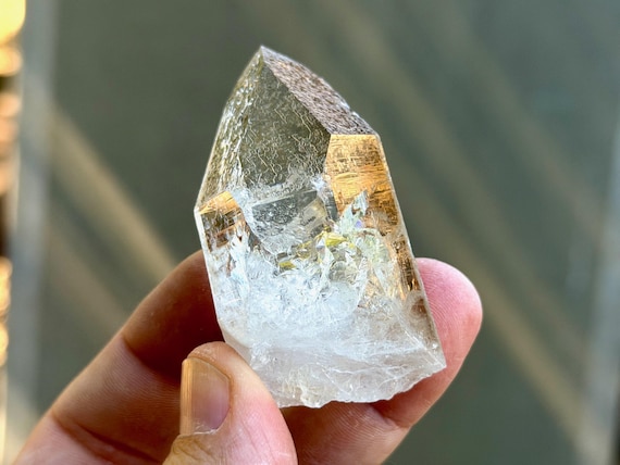 Coded Starbrary Quartz, AAA Water Clear, Isis Crystal, 66g, Corinto, Minas Gerais, Brazil B640