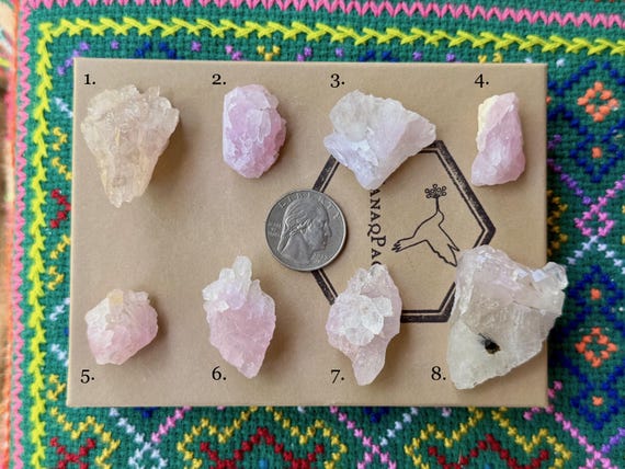 Canga Rose Quartz, Choose ONE of Eight, Natural Crystallized Rose Quartz, Taquaral, Brazil A769