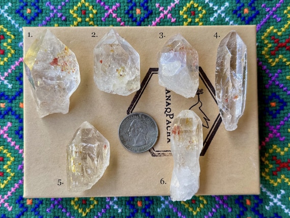 Red Magnesite Quartz, Choose ONE of Six, Third Eye & Heart Chakra, Corinto, Minas Gerais, Brazil A449