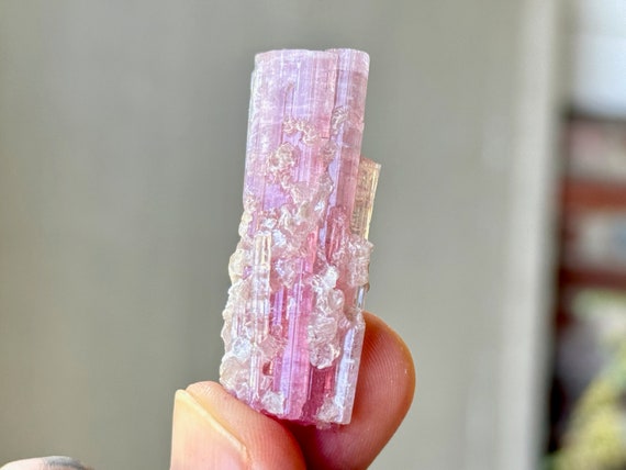 Pink Tourmaline from Laghman Mine, 16g (80 ct), Highest Quality, Terminated Rubellite "Cotton Candy" Tourmaline, Afghanistan R428