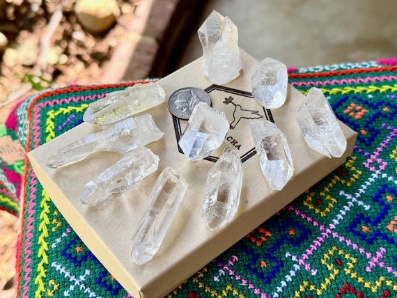 Starbrary Quartz Lot, AAA Water Clear, 10 pcs, Tomas Gonzaga, Minas Gerais, Brazil A727