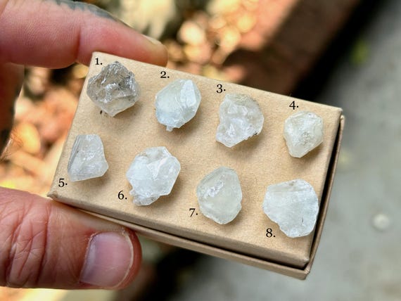 Phenakite, All Natural, Choose ONE of Eight, Crown Chakra, Highest Vibration, Madagascar A654