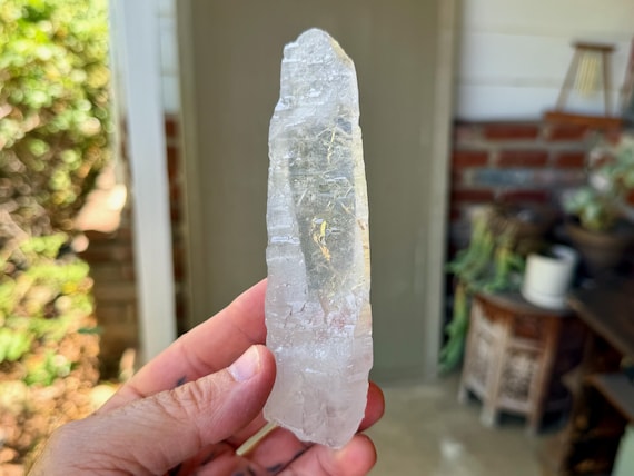 Lemurian Quartz, Galactic Key Formation, 148g, Energetic Cord Cutting, Fully Terminated Lemurian, Bahia, Brazil A967