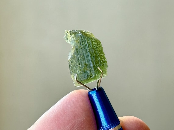 Moldavite, All-Natural, 2.5g, High-Grade, Interplanetary Extraterrestrial Crystal, Chlum, Czech Republic T948