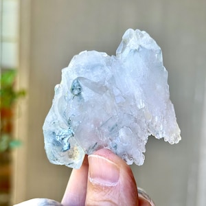 Blue Tara Quartz, Tabular Formation, 68g, New Find, Spiritual Growth & Intuition, Itacambira, Minas Gerais, Brazil S403