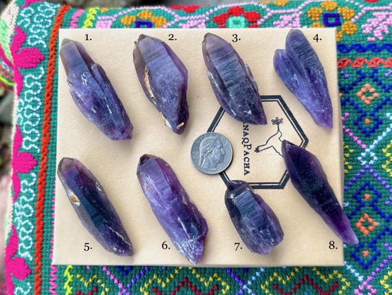 Tutu Amethyst, Choose ONE of Eight, Spiritual Purification & Cleansing, Nigeria A547