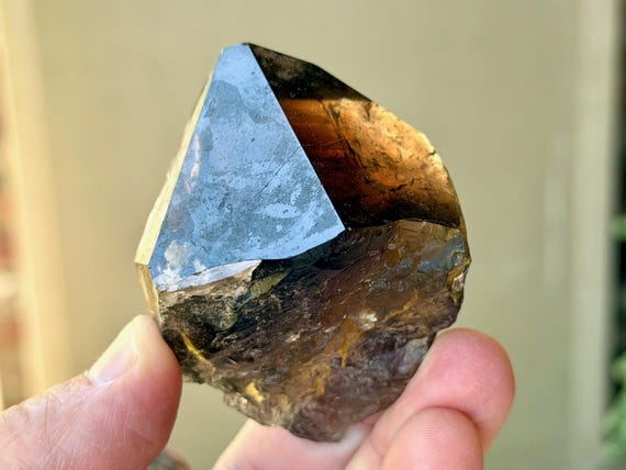 Smoky Cathedral Quartz, Self-Standing, 150g, New Find, Akashic Record & Protection, Diamantina, Minas Gerais, Brazil V501