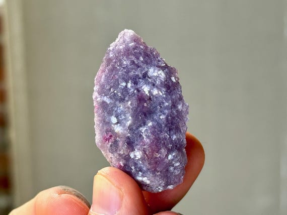 Purple Lepidolite, 35g, Heart Healing & Relaxation, Calming Energies, Coronel Murta, Minas Gerais, Brazil A058