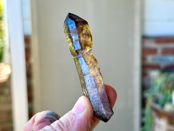 Chibuku Amethyst Scepter, Double Terminated, 32g, Shangaan Amethyst, Zimbabwe A234