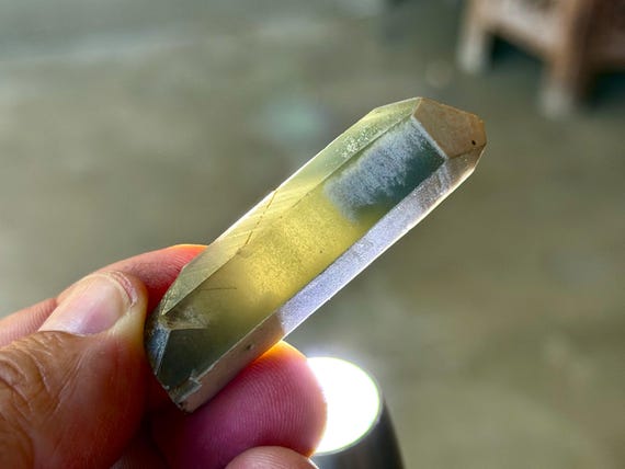 Green Chlorite Quartz, Isis Crystal, 18g, Heart Healing & Purification, Minas Gerais, Brazil B573