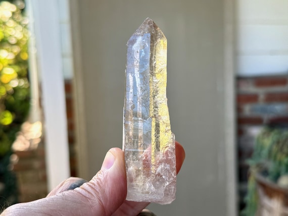 Smoky Cathedral Quartz, Water Clear, 111g, New Find, Akashic Record, Highest Quality, Minas Gerais, Brazil A014