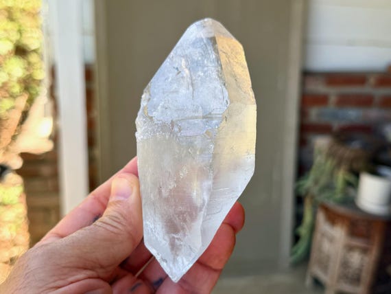Lemurian Quartz, Double Terminated, 418g, New Find, Bahia, Brazil 658
