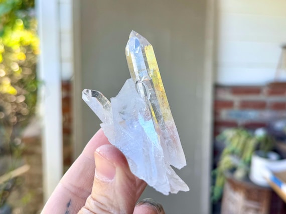 Laser Quartz from Diamantina, Water Clear & Self-Standing Formation, 87g, Minas Gerais, Brazil W732
