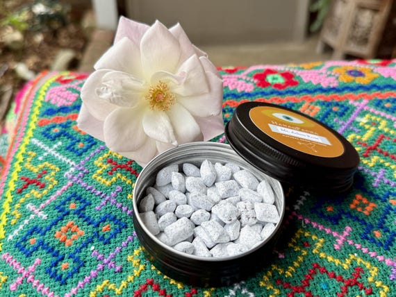 Mount Athos Rose Incense Resin, All Natural, Greek Rose & Frankincense Incense, Floral Church Incense