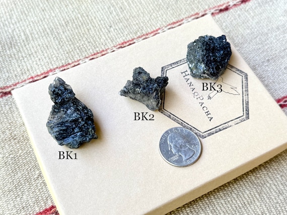 Black Kyanite Quartz, Choose ONE of Three Crystals, Protection and Detoxification, Minas Gerais, Brazil R358