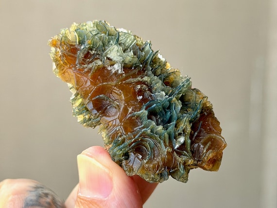 Black Mountain Gobi Agate, Fossilized Impressions, 43g, Naturally Formed, Earth & Water Energies, China B506