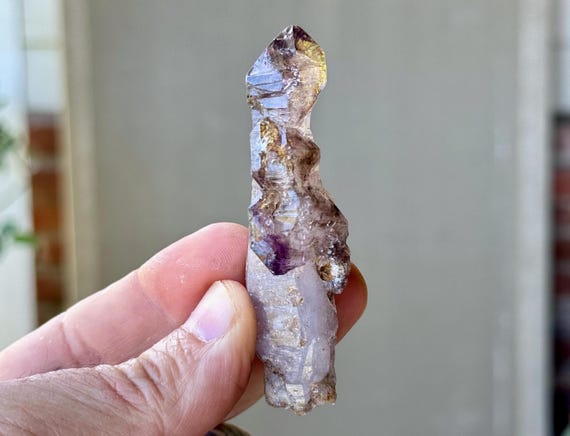 Chibuku Amethyst Scepter, 37g, High-Grade, Shangaan Amethyst with Sceptered Growth Formation, Chibuku Mine, Zimbabwe S379