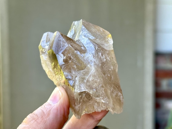 Elestial Smoky Quartz, 146g, New Find, Root Chakra, Grounding & Manifestation, Aracuai, Minas Gerais, Brazil W966