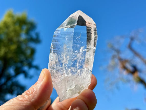 AAA Water Clear Lemurian Quartz, Peñas Blancas, 137g, Boyaca, Colombia A171
