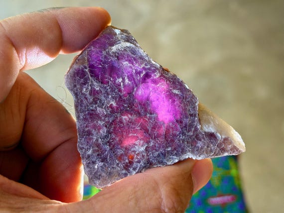 Purple Lepidolite, 69g, Heart Healing & Relaxation, Coronel Murta, Minas Gerais, Brazil B528
