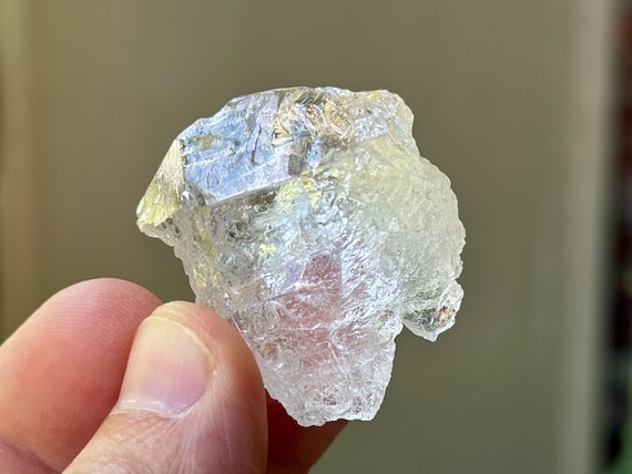 Ice Quartz with Record Keepers, Hydrothermally Etched, 30g, Spiritual Transformation, Diamantina, Minas Gerais, Brazil A636