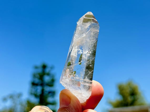 Lemurian Quartz, Peñas Blancas, 51g, Rare Find, AAA Water Clear, Highest Quality, Boyaca, Colombia R579