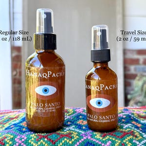 Spray Palo Santo, 100 % naturel, brume protectrice et éclaircissante, fabriquée à la main et de source éthique image 4