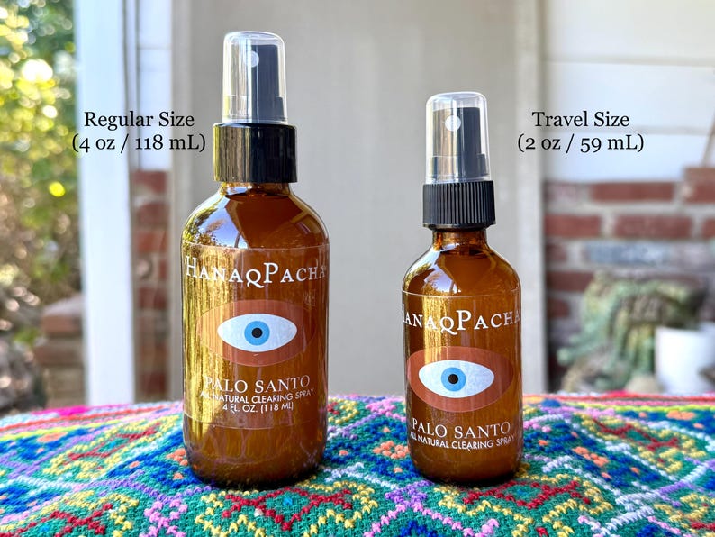 Spray Palo Santo, 100 % naturel, brume protectrice et éclaircissante, fabriquée à la main et de source éthique image 4