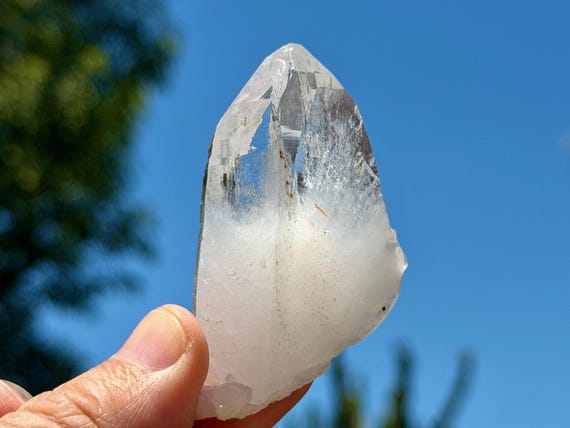 Lemurian Quartz, Water Clear, 52g, Old Find, Peñas Blancas, Boyaca, Colombia A958