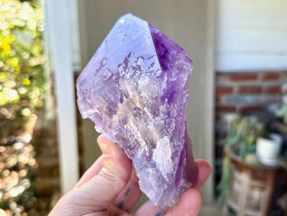 Amethyst Dissolution Quartz, Record Keepers & Hydrothermal Etchings, 876g, New Find, Spiritual Evolution, Pernambuco, Brazil W404