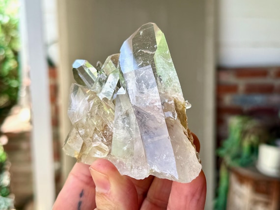 Lemurian Quartz, AAA Water Clear & Self-Standing, 200g, Old Find, Santander, Colombia V395